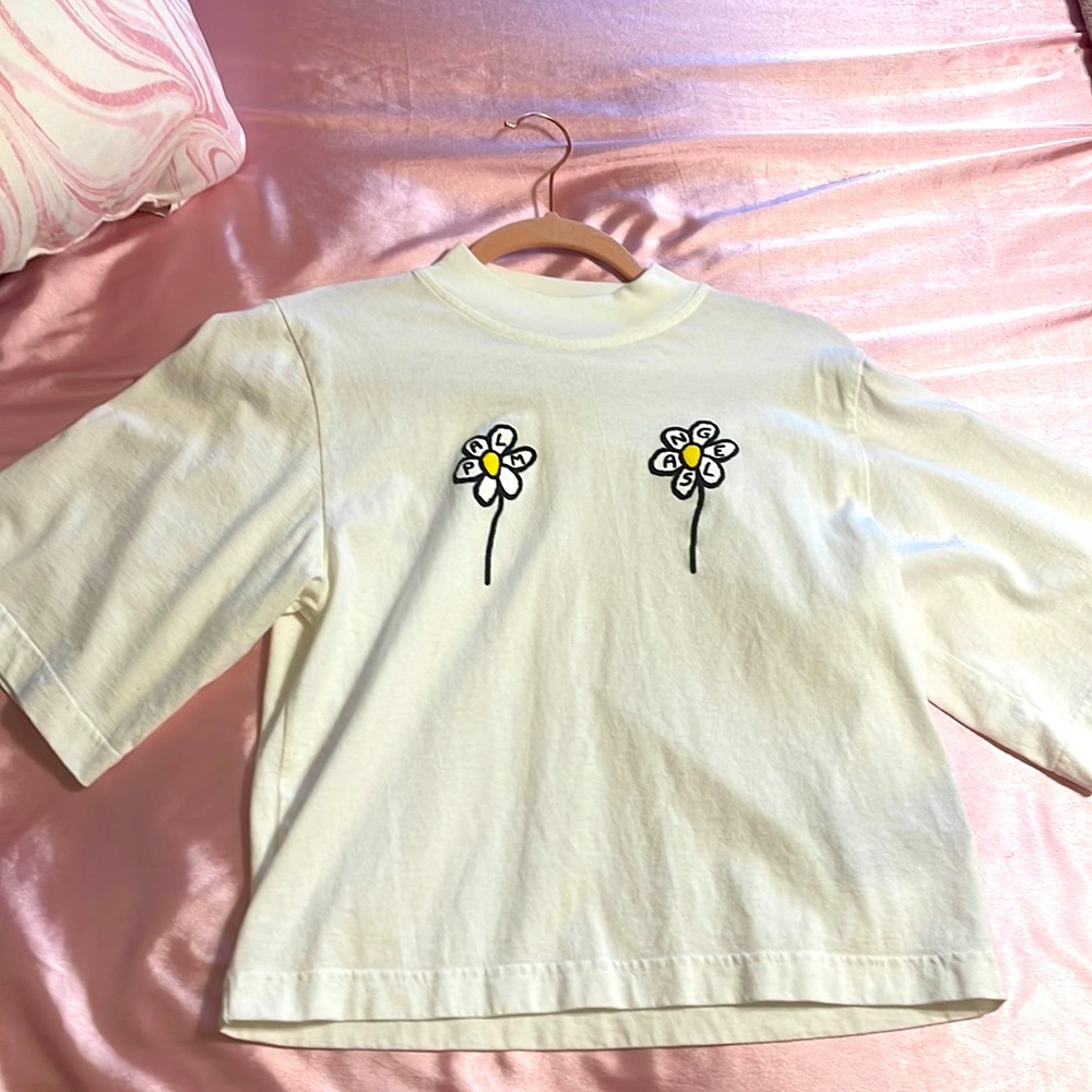 Palm Angels oversized crop top